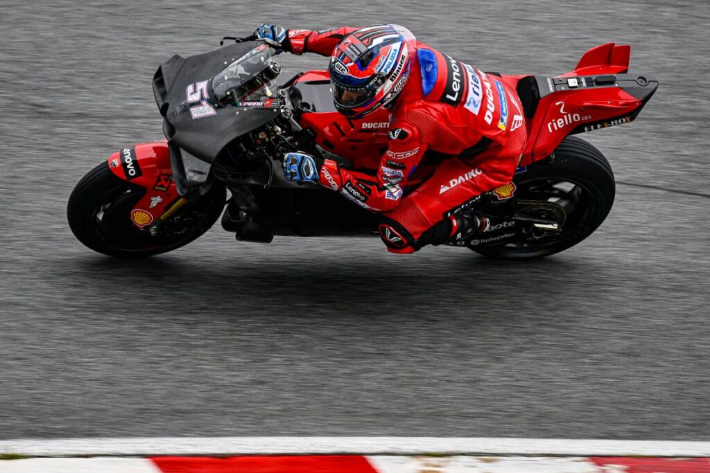 Ducati Michele Pirro MotoGP shakedown test Sepang