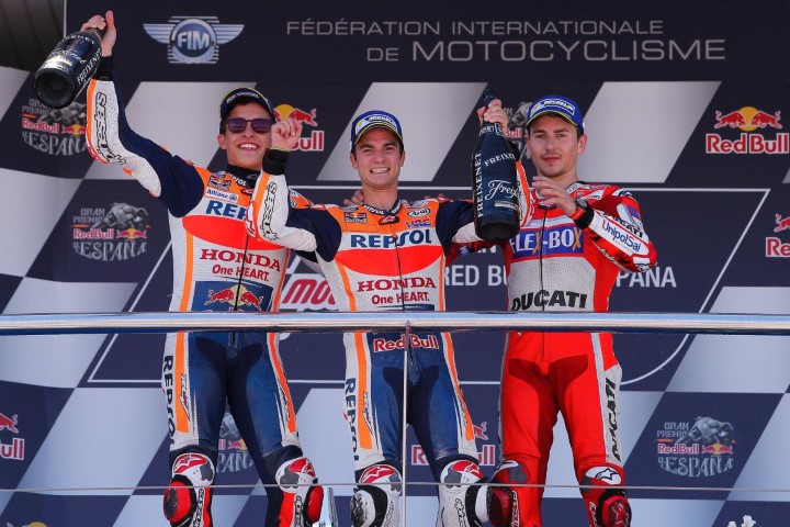 Márquez Lorenzo Pedrosa Jerez MotoGP GP España