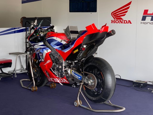 Honda HRC Jerez test chasis Kalex