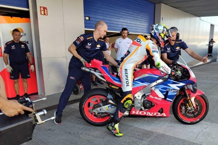 Honda chasis Kalex Puig Mir MotoGP HRC Jerez Test