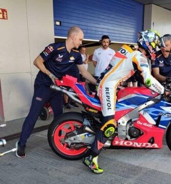 Honda chasis Kalex Puig Mir MotoGP HRC Jerez Test