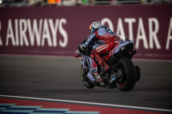 Álex Márquez, en Qatar.