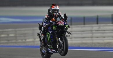 Alex Rins Yamaha MotoGP Qatar test