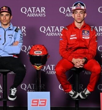 Marc Márquez y Pedro Acosta