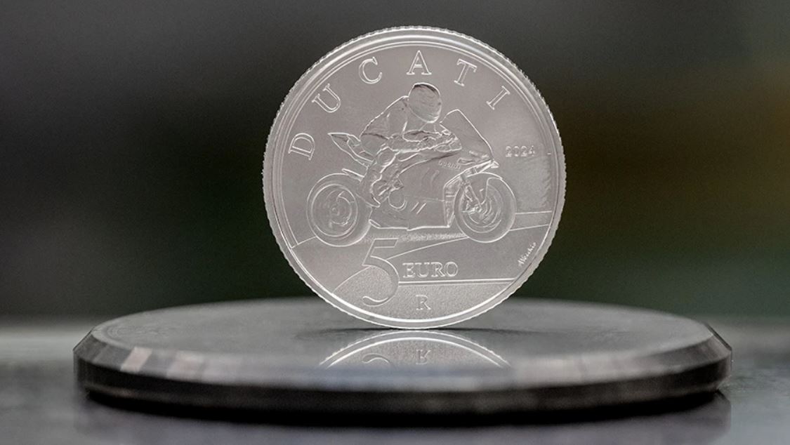 L'Italia rende omaggio a Ducati, simbolo dell'eccellenza del Made in Italy, con monete commemorative