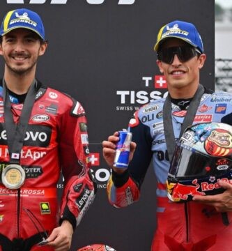 Márquez Bagnaia Biaggi MotoGP Ducati