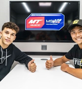 Ángel Piqueras, Ryusei Yamanaka MT Helmets Moto3
