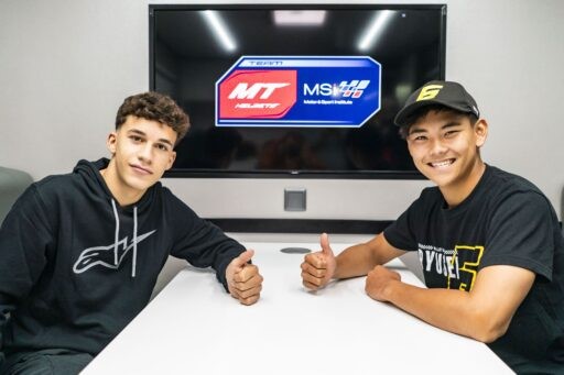 Ángel Piqueras, Ryusei Yamanaka MT Helmets Moto3