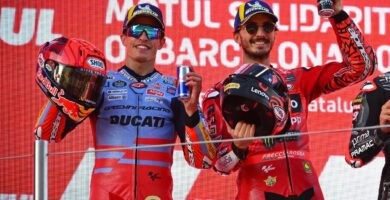 Márquez Bagnaia Ducati MotoGP Tardozzi Barcelona Montmeló
