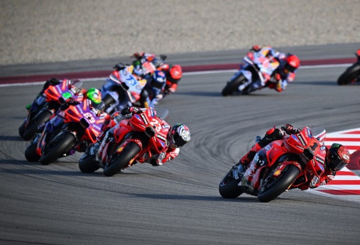 MotoGP Bagnaia Martín Márquez Bastianini Bolonia Ducati