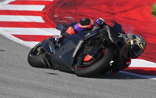 Jorge Martín Fabiano Sterlacchini Aprilia MotoGP test Barcelona