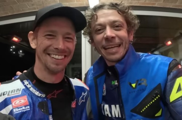 Casey Stoner Valentino Rossi MotoGP Rancho