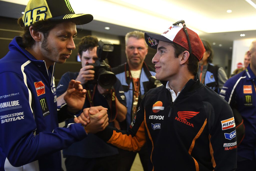 Marc Márquez, Valentino Rossi