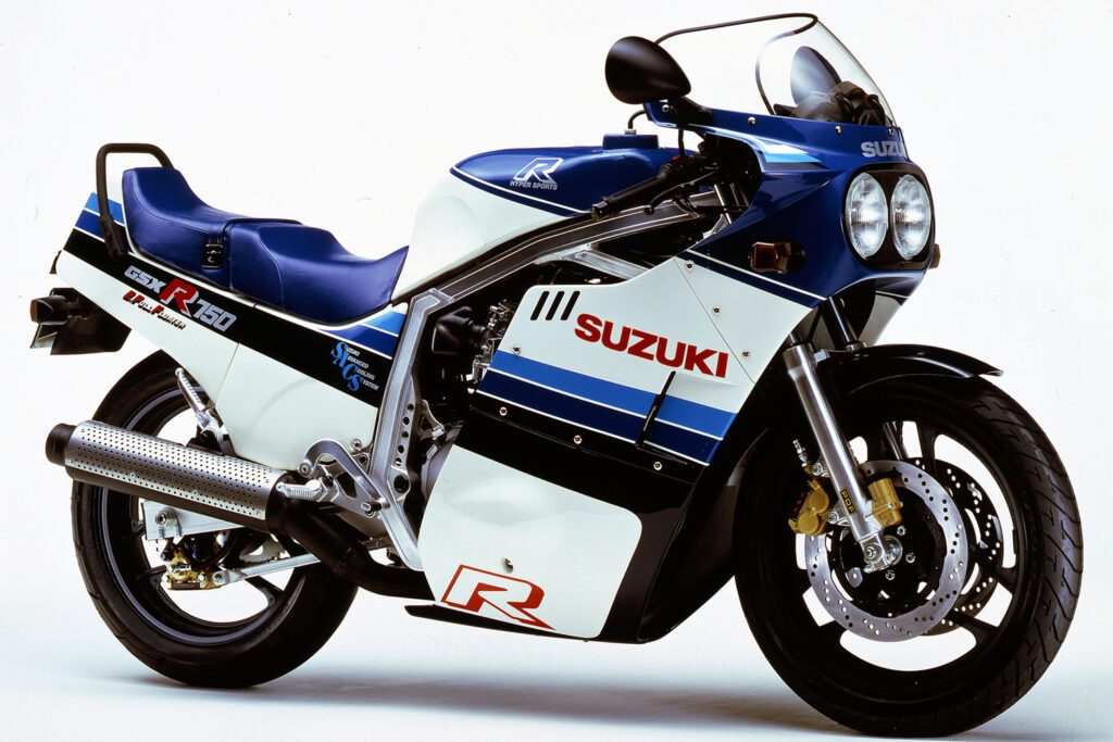 La primera GSX-R 750 en 1985. Fuente: Suzuki