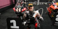 Arón Canet celebra la victoria en Qatar
