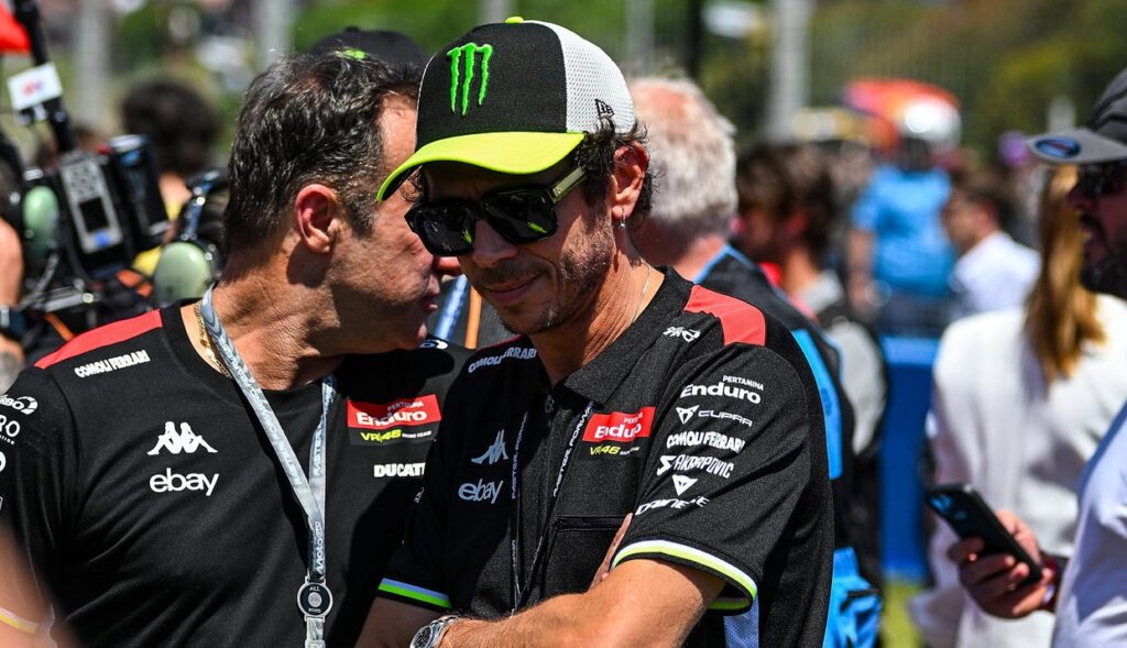 Valentino Rossi en el GP de Jerez