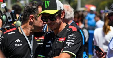 Valentino Rossi en el GP de Jerez