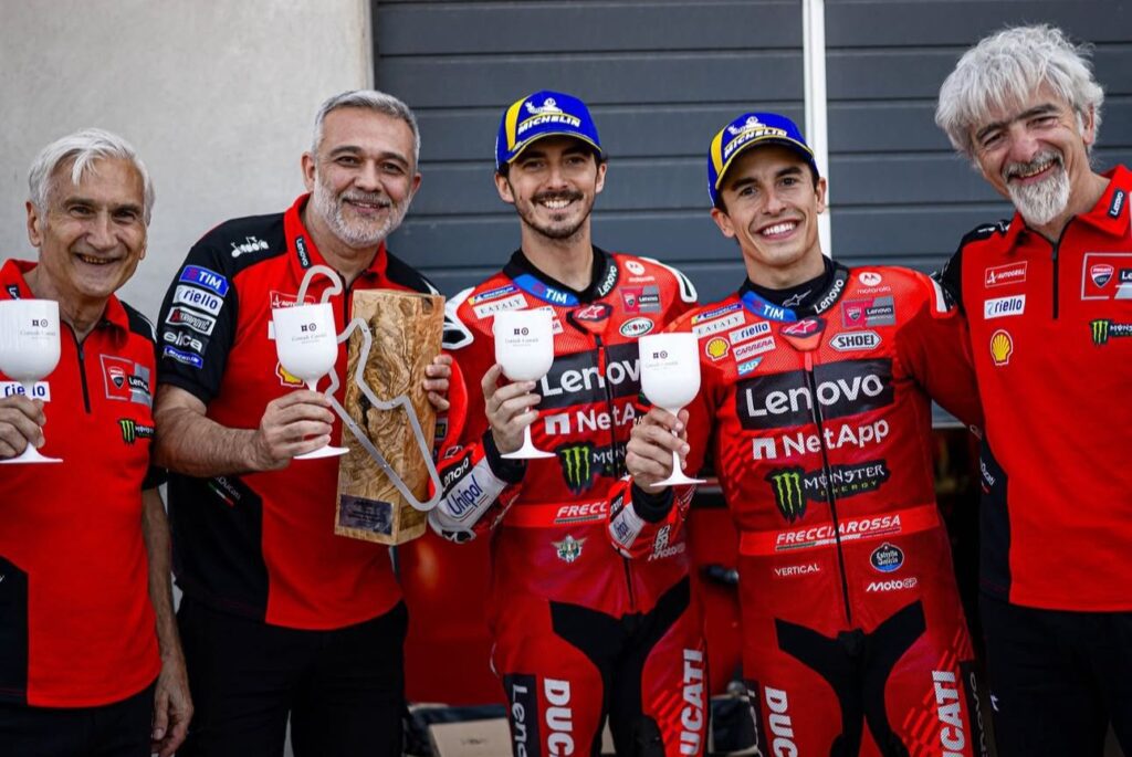 Marc Márquez y Pecco Bagnaia