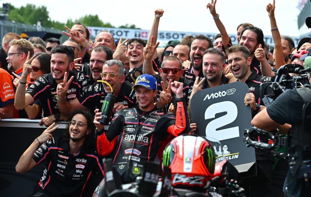 Aprilia MotoGP Rivola Martín Bezzecchi