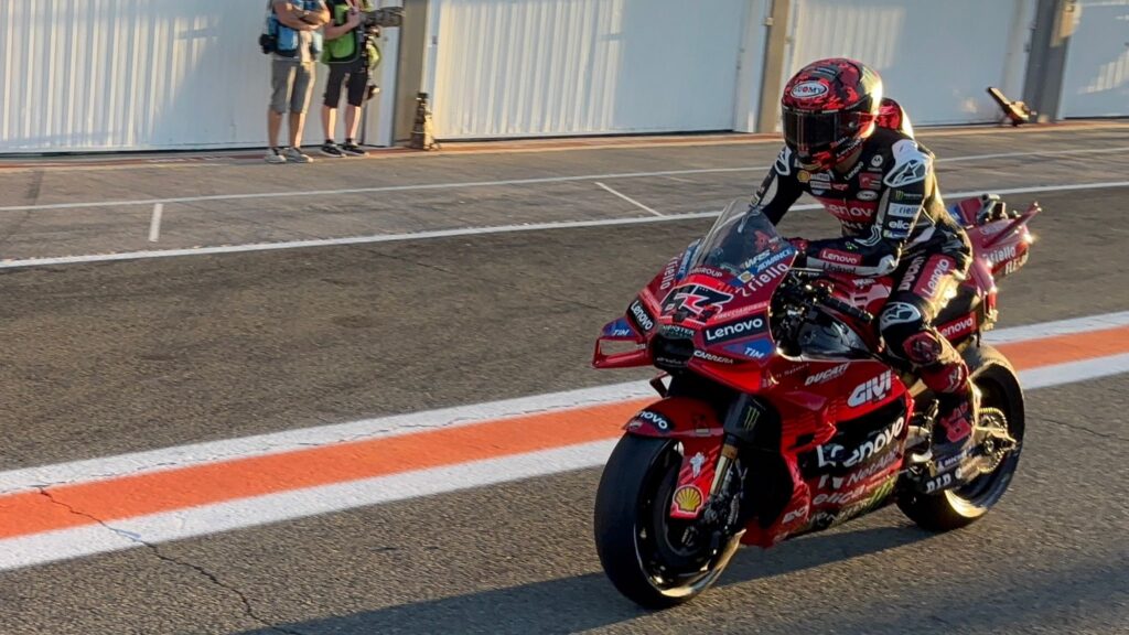 Pecco Bagnaia Ducati MotoGP Valencia test Cheste
