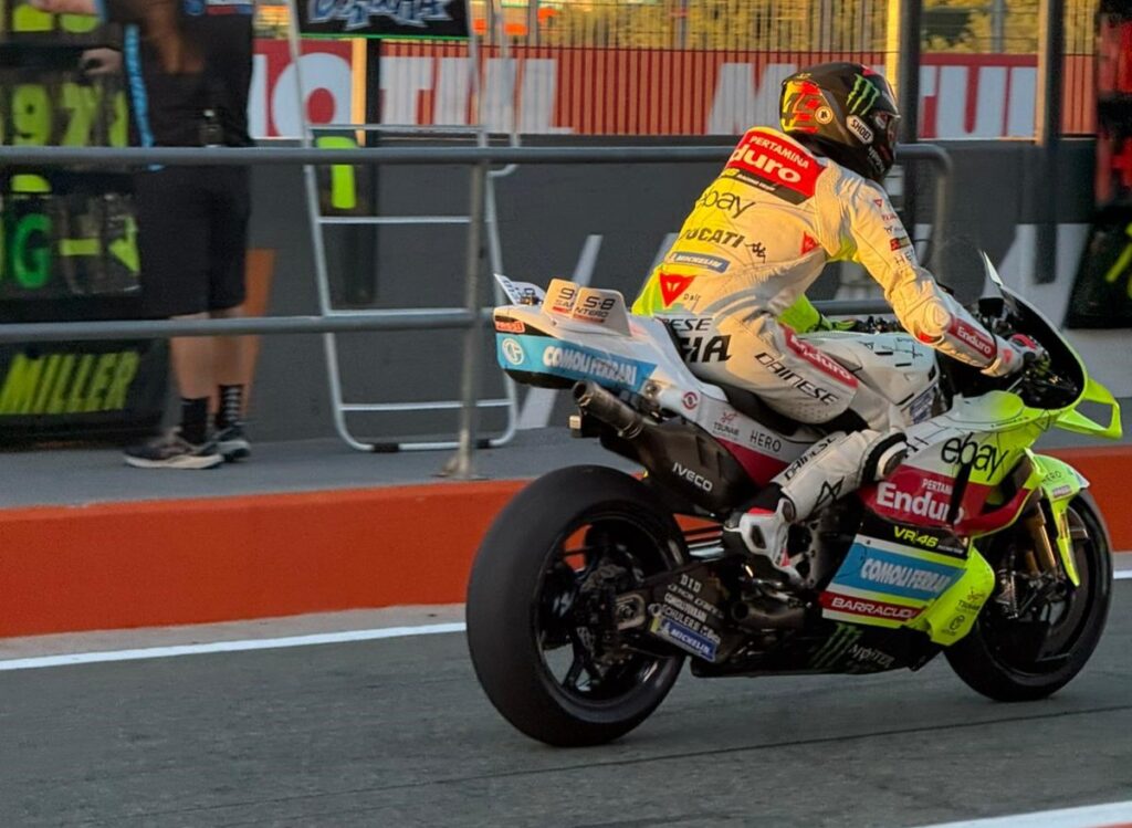 MotoGP Fabio Di Giannantonio VR46 Ducati Valencia test