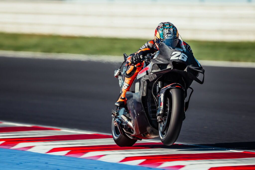 Dani Pedrosa KTM MotoGP test Misano Sepang