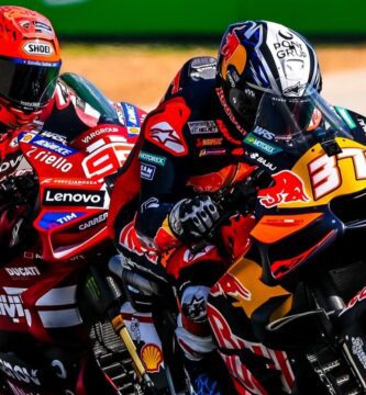 Marc M&aacute;rquez y Pedro Acosta fuente MotoGP