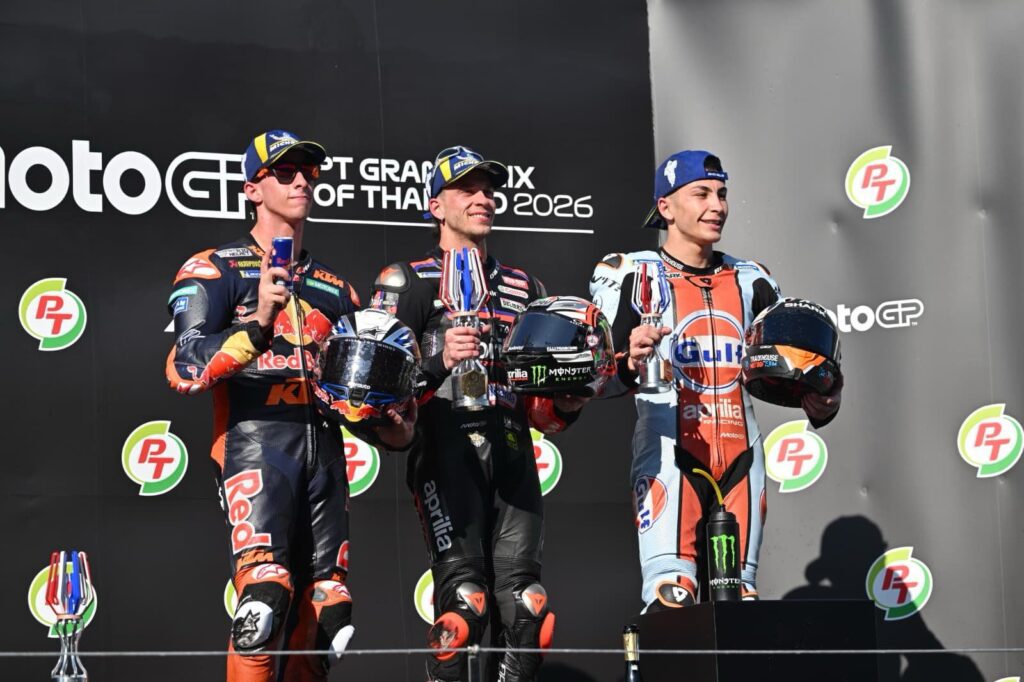 clasificación motogp tailandia 2026