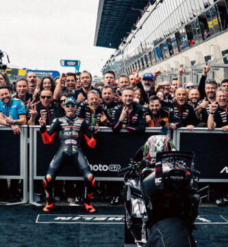 Massimo Rivola Aprilia MotoGP GP Francia Le Mans Martín Bezzecchi Ogura